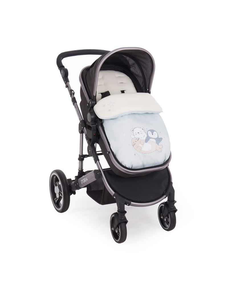 Saculet iarna Polar Friends Kikkaboo Blue - imagine 5