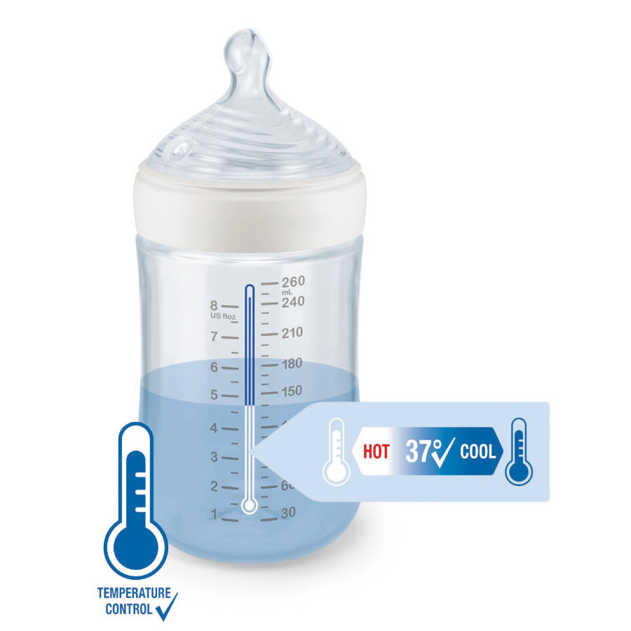 Set Nuk Nature Sense Start Twin, Control Temp, Mov