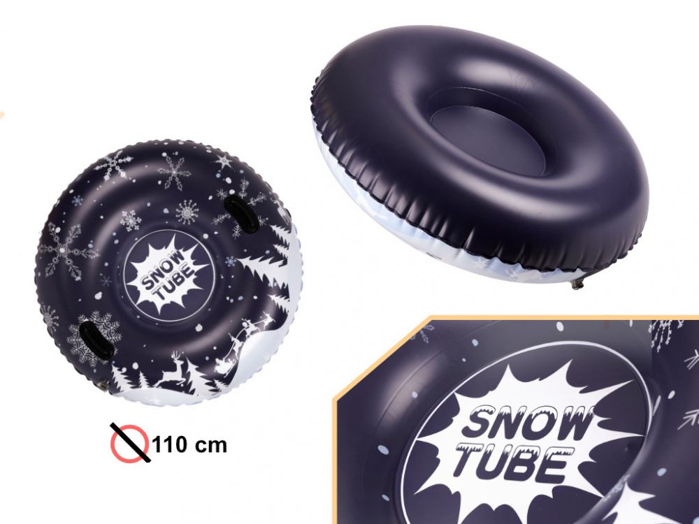 Ikonka Sanie Gonflabila Snow Flake 110cm - imagine 2