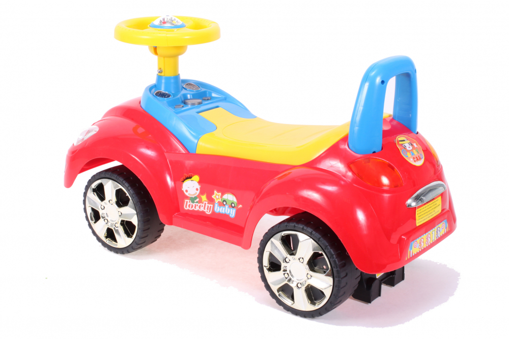 Masinuta Malplay Jupi Car Red, Far Pedale - imagine 3