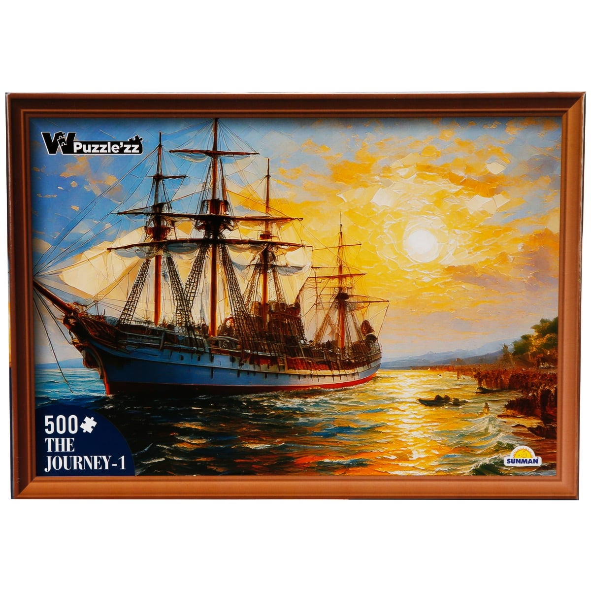 Puzzle Witty: Vapor cu Panze, 500 piese