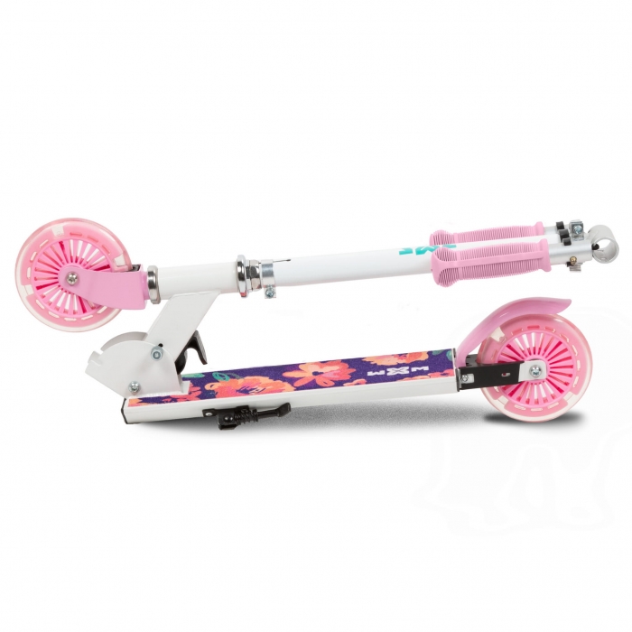 Trotineta WXM Skipo Floral Pliabilă cu LED - imagine 4