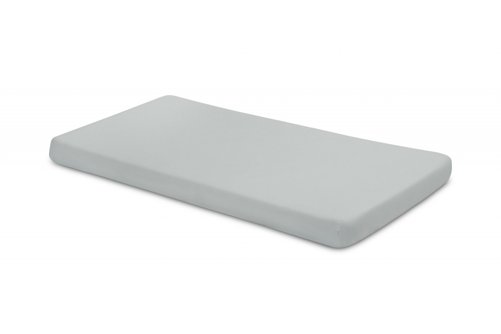 Cearsaf Sensillo Jersey Deluxe Gri 120x60 cm - imagine 4