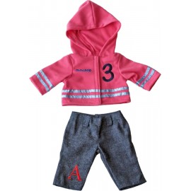 Ținută Pantaloni și Hanorac Papusi 21 cm Miniland