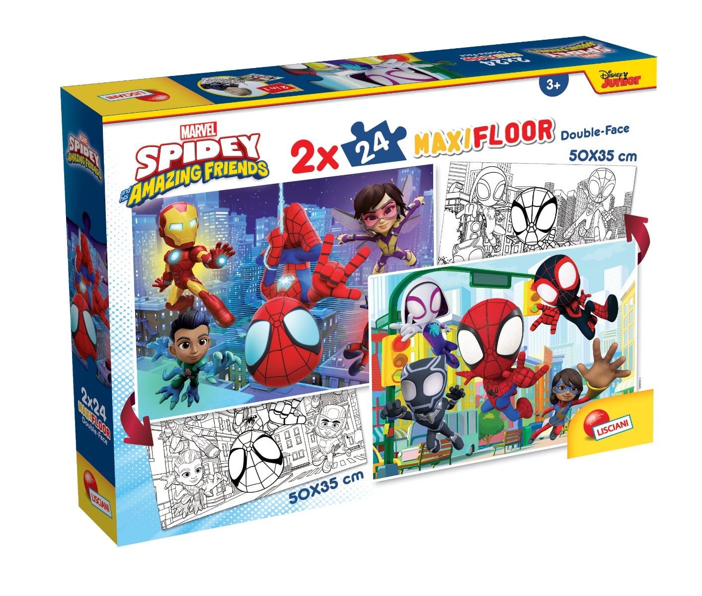 Puzzle Lisciani Spidey 2 in 1, 48 Piese