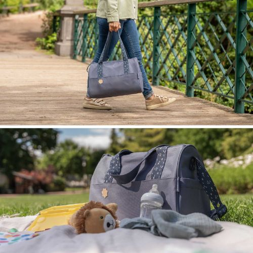 Geanta scutece Pocketstyle Blue Badabulle - Stil și practicitate - imagine 2