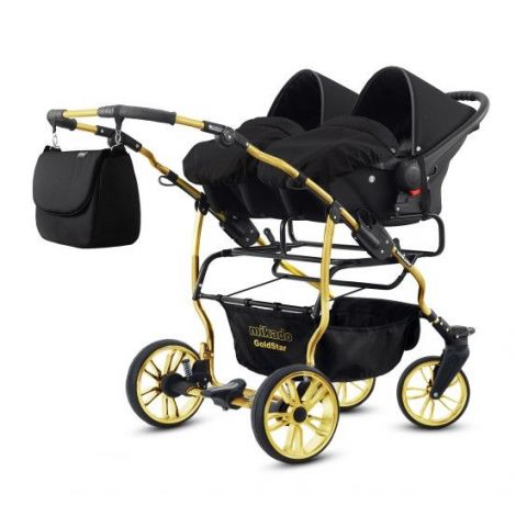 Carucior Gemeni Mikado Goldstar 3in1 Modulare - imagine 2
