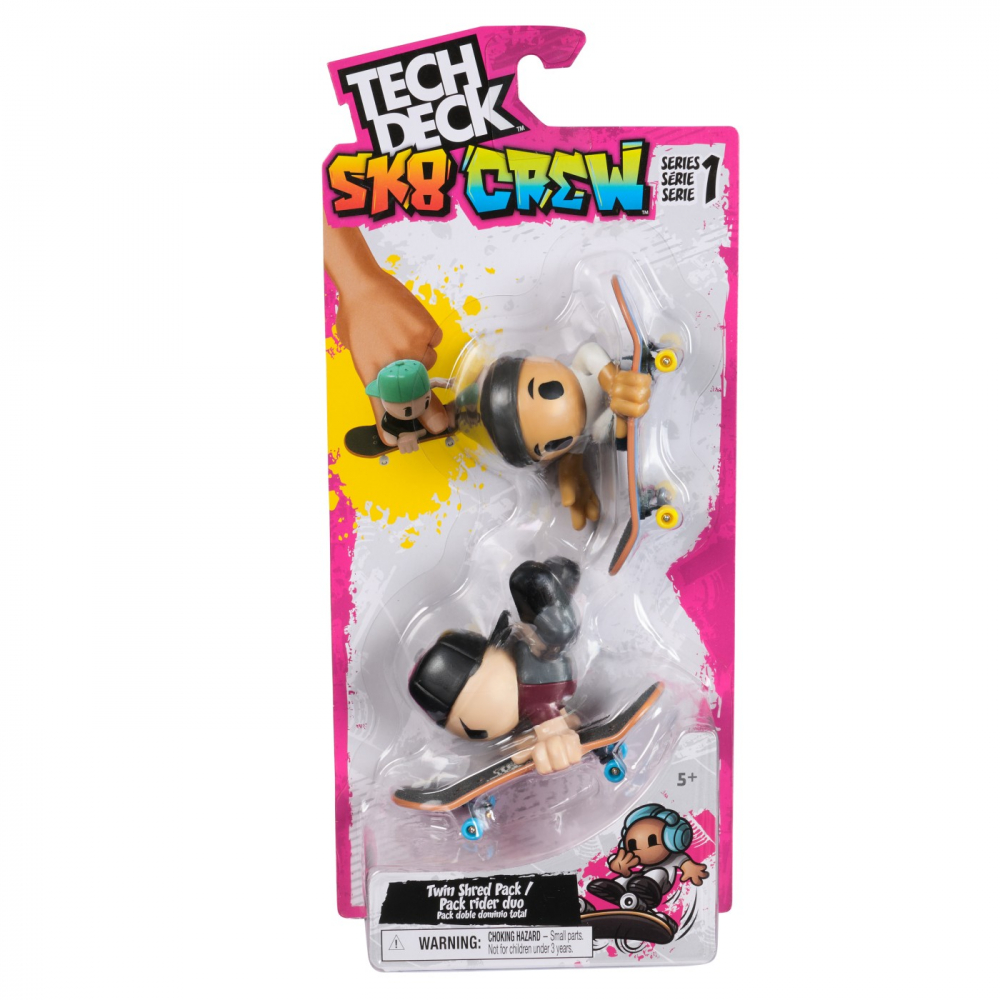 Set Tech Deck Sk8 Crew 2 Plăci Figurine Spin Master