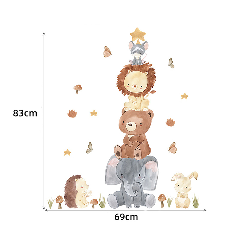 Sticker decorativ Sipo Piramida Animalelor - imagine 2