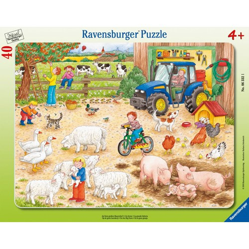 Puzzle Ravensburger la Ferma Cea Mare, 40 piese