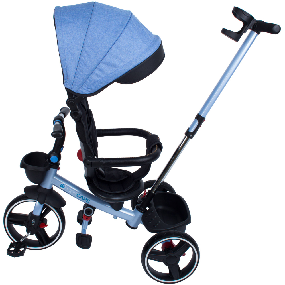 Tricicleta KidsCare Impera Albastru Pliabilă