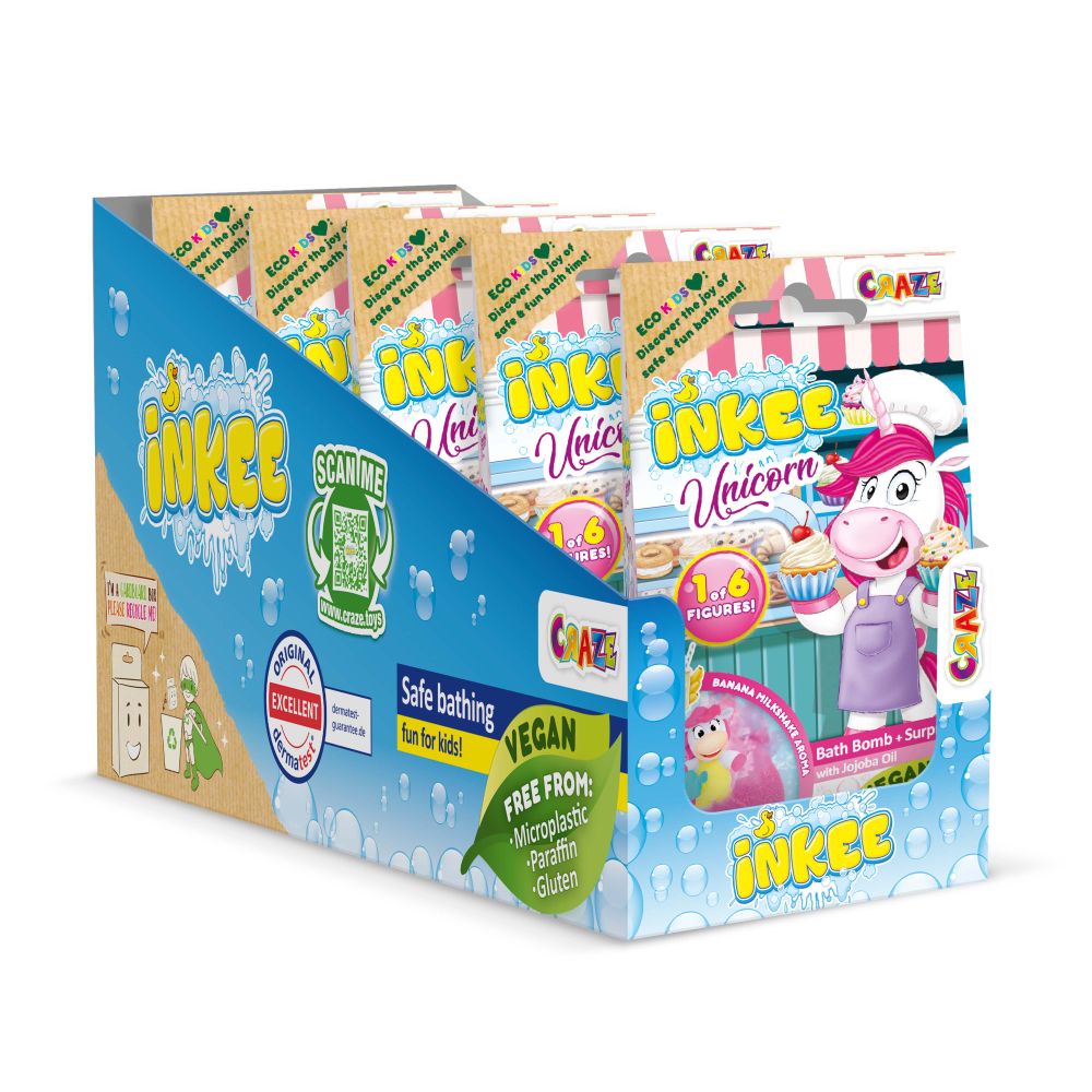 Bila de baie Craze Inkee cu Surpriza Unicorn - imagine 4