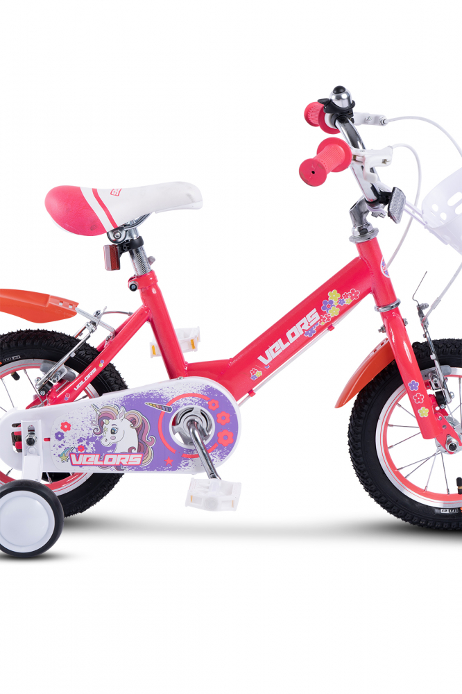 Bicicleta Velors Roz cu Roti Ajutatoare - imagine 5