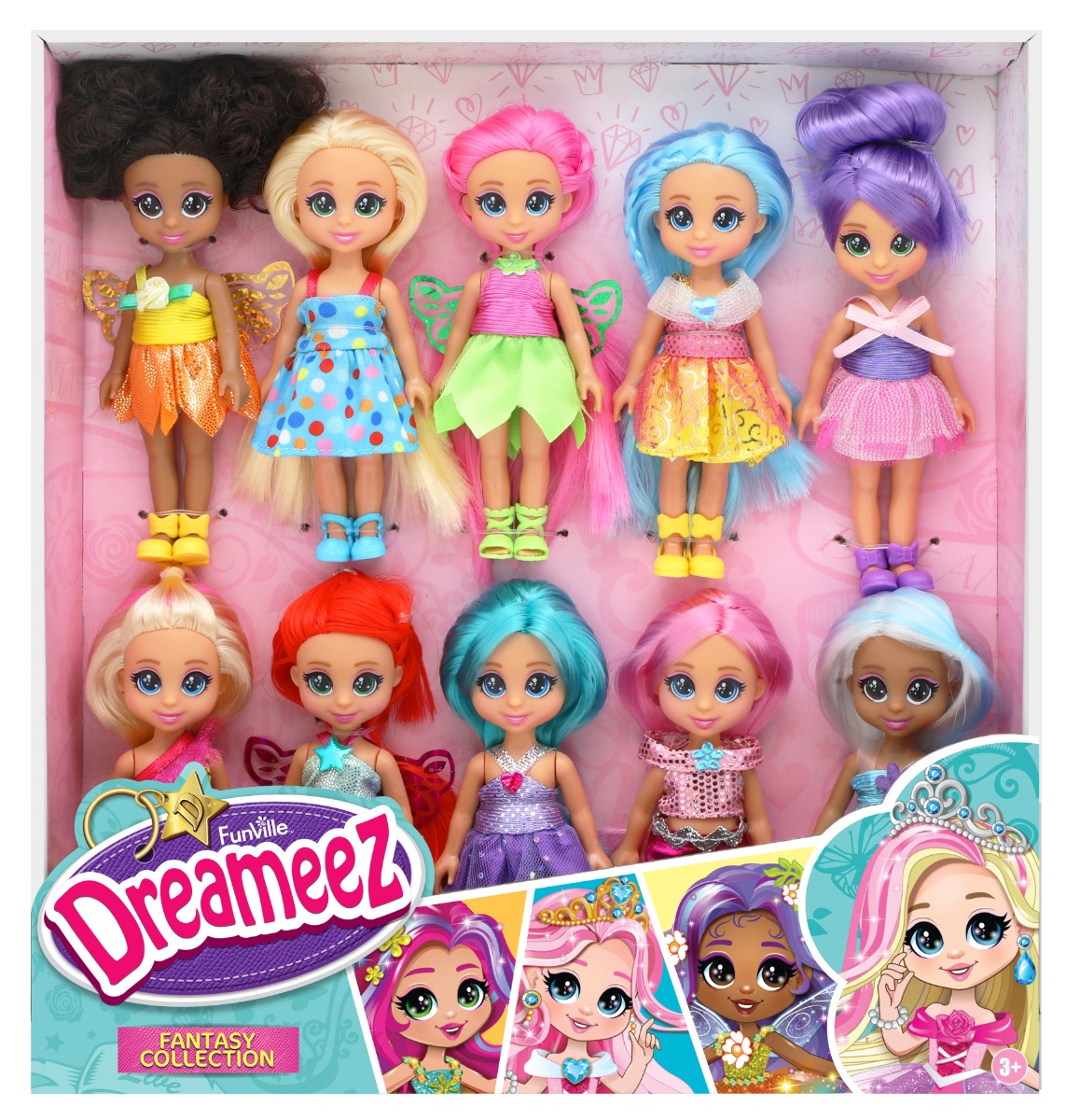 Set 10 Papusi Dreameez Fantasy - Magie Creativa