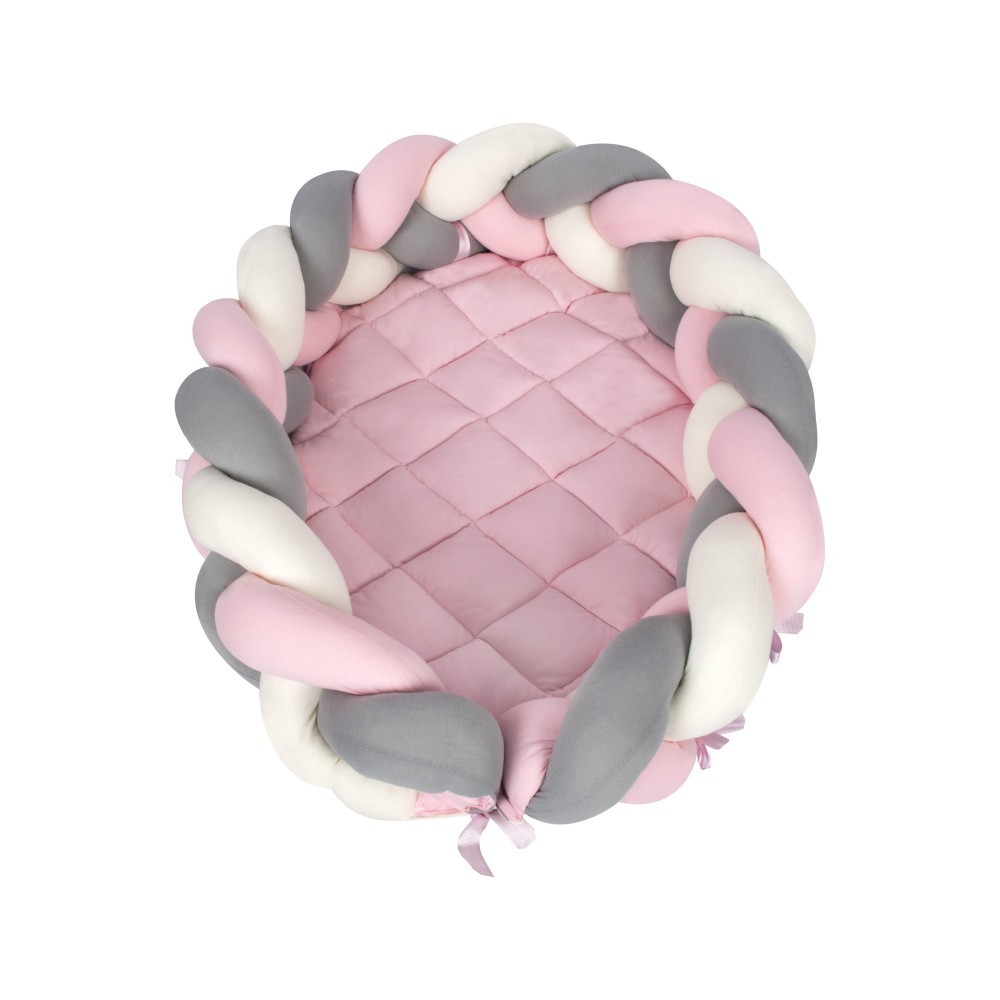 Baby Nest 3 in 1 Roz SeviBebe | Co-Sleeping Sigur - imagine 2