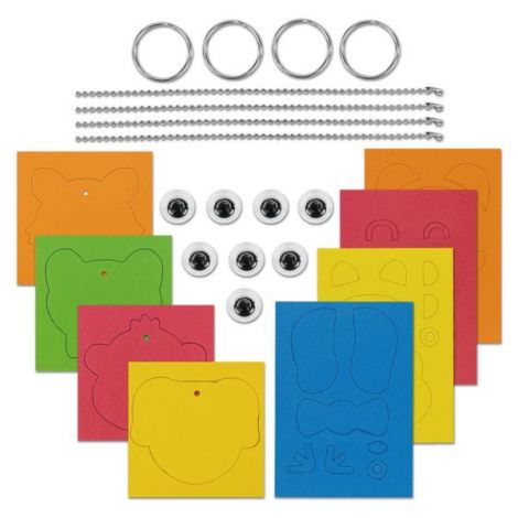 Galt Kit Creativ Brelocuri din Spuma Animalute - imagine 4