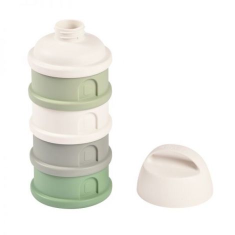 Beaba Sage Green Recipient Lapte Praf 4 Compartimente - imagine 2