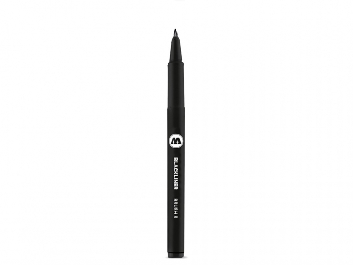 Molotow Blackliner Brush S | Pensulă Fină Negru