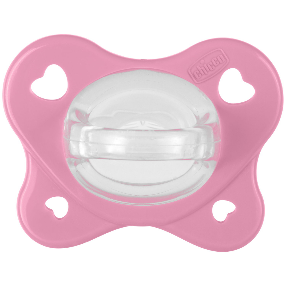 Suzete Chicco PhysioForma 6-16 luni Roz - imagine 3