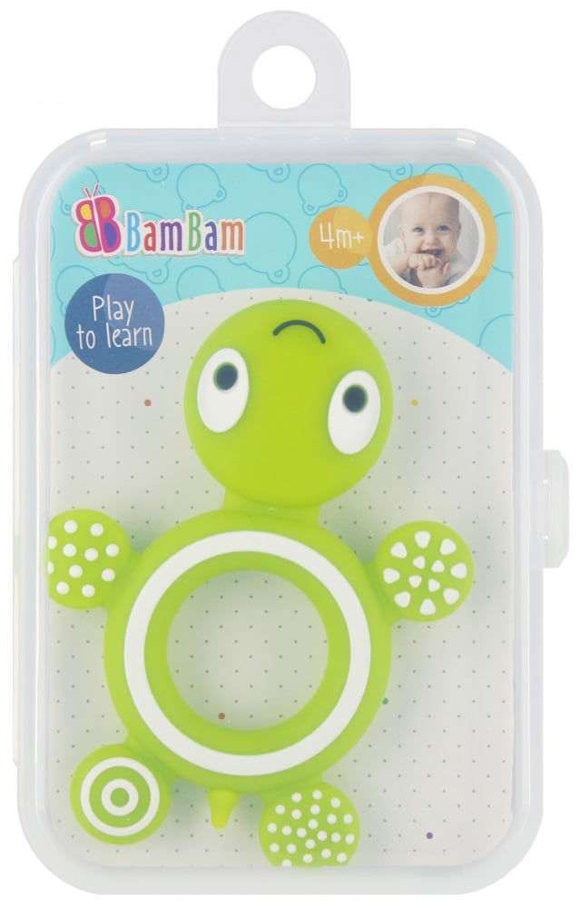 Jucărie Dentiție Broască Verde BAMBAM