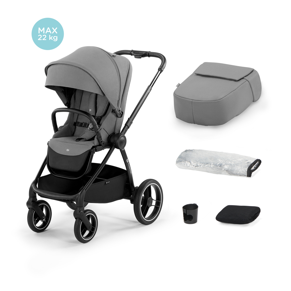 Carucior Sport Kinderkraft NEA Platinum Grey - imagine 8