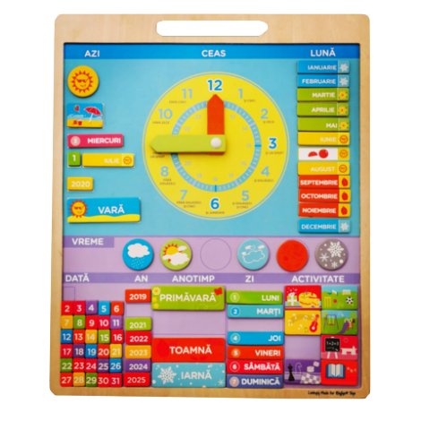 Calendar Magnetic BigJigs | Educativ în Română