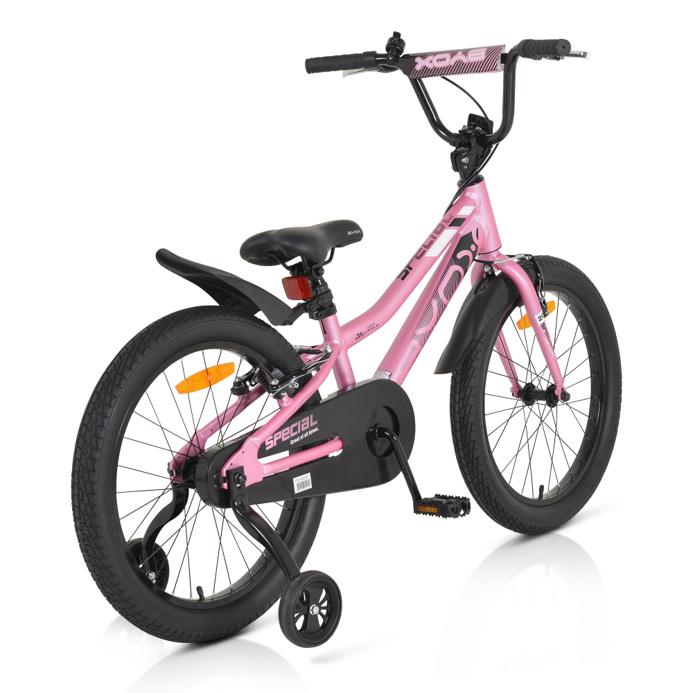 Bicicleta Byox Special Pink 20 inch cu Roti Ajutatoare - imagine 2