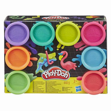 Play-Doh Set 8 Culori - Rezerve Plastilina Colorata - imagine 3