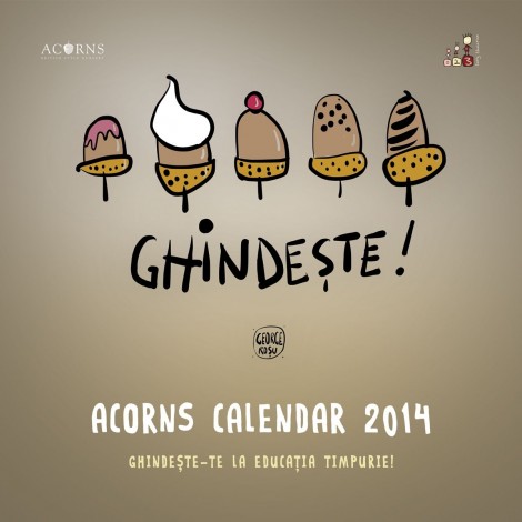 Calendar Acorns 2014 - Ghindește-te la educația copilului