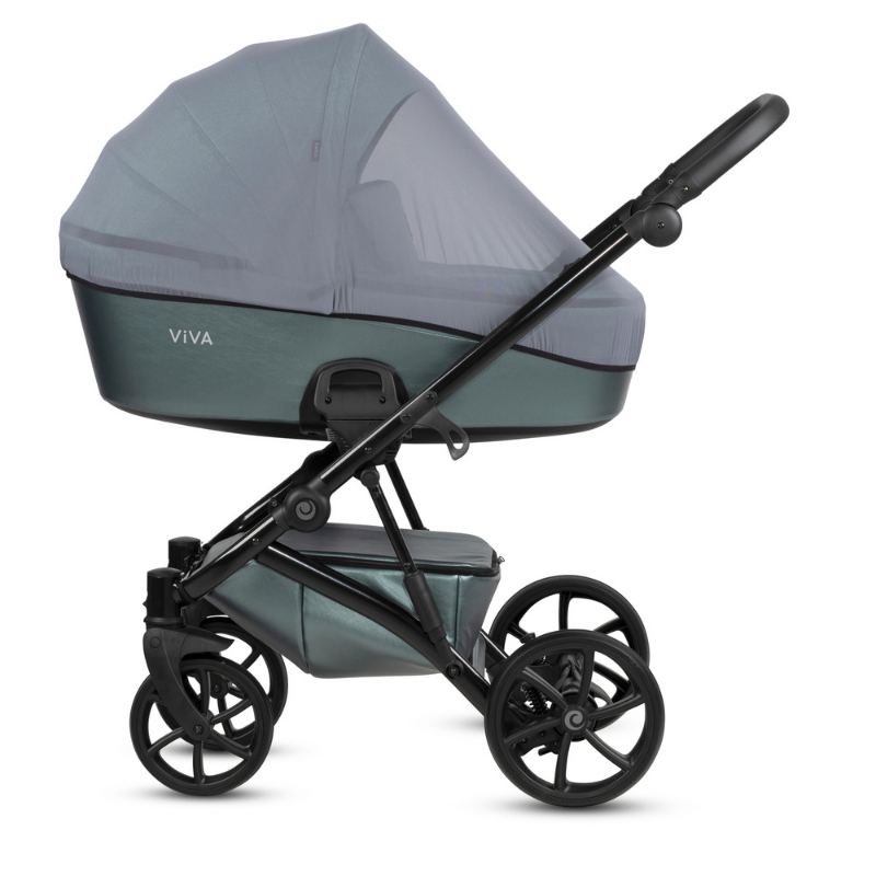 Carucior 2in1 Tutis Viva 5+ Turquoise Piele Ecologica - imagine 6