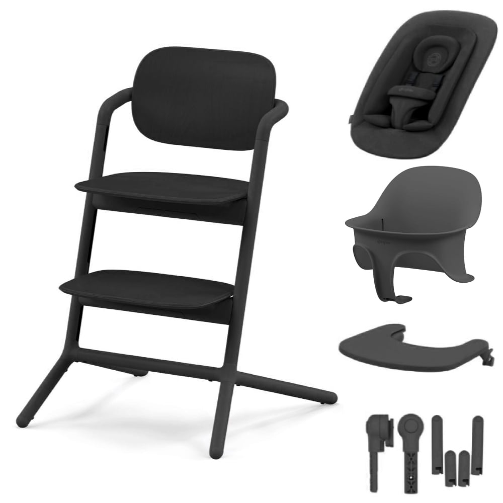 Scaun Cybex LEMO 4 in 1 Stunning Black Ergonomic