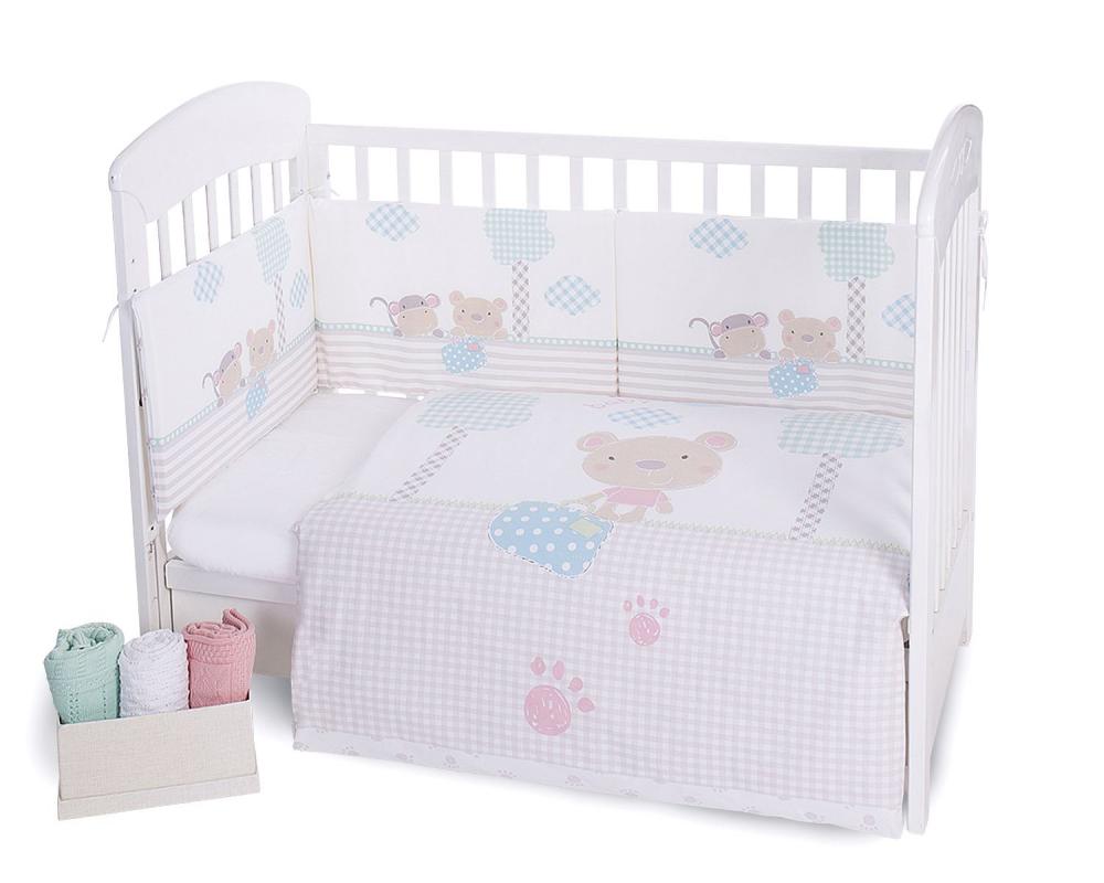 Lenjerie Patut KikkaBoo Fantasia, 3 Piese, Bumbac - imagine 5