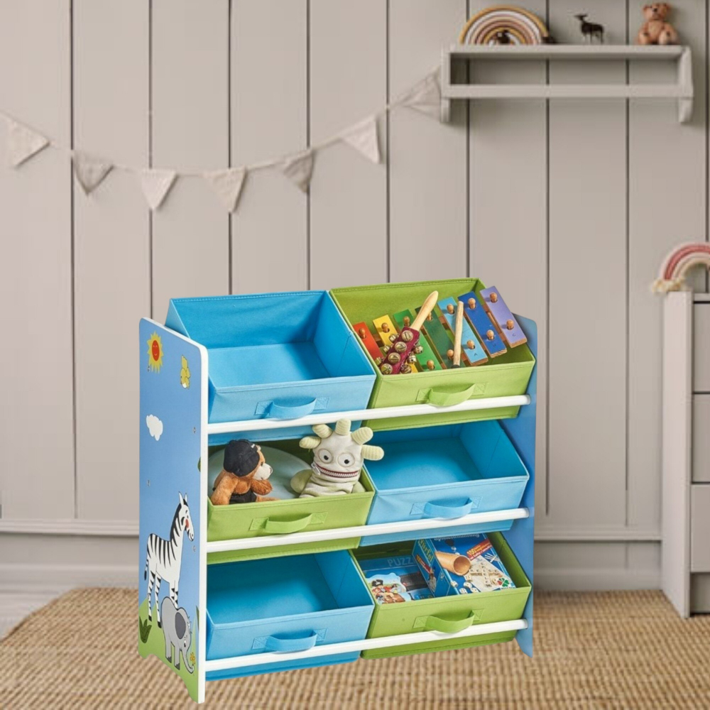 Organizator Jucării Ginger Home 6 Cutii Savanna