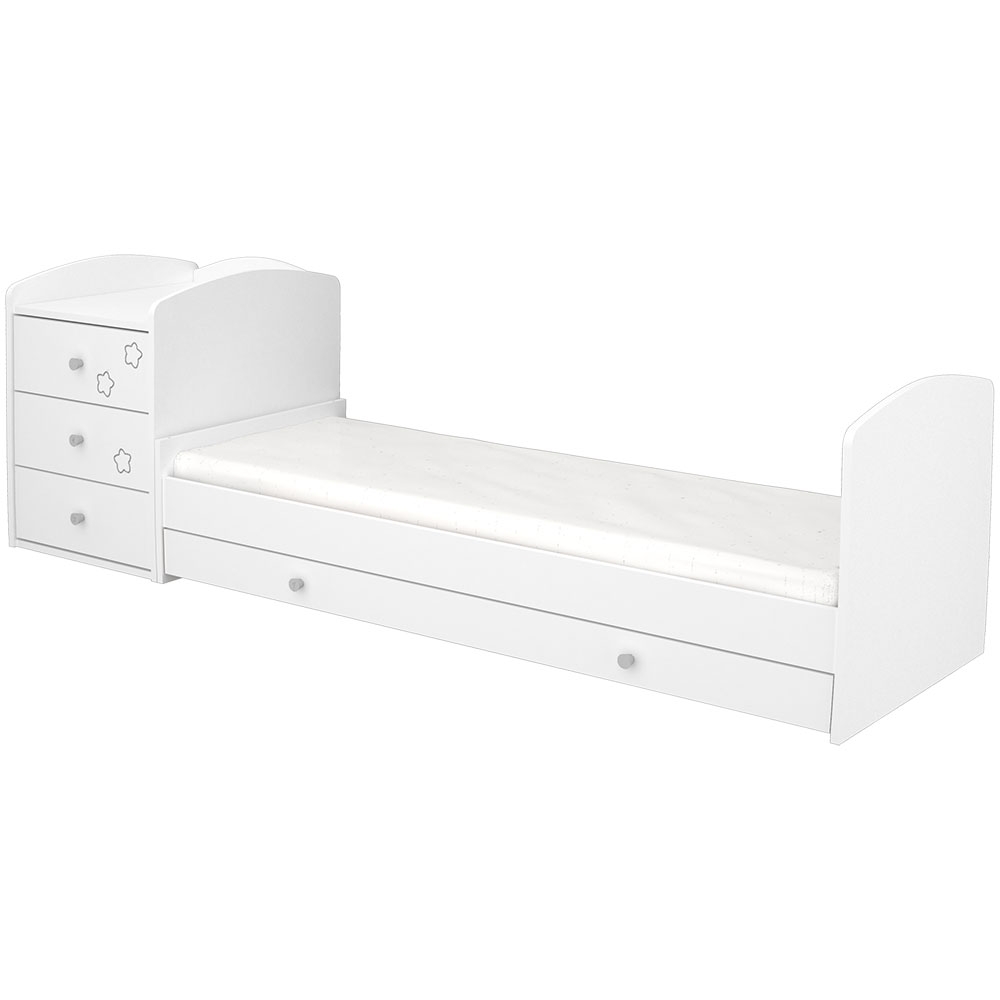 Patut Hubners Matei Transformabil 120x60 Alb - imagine 3