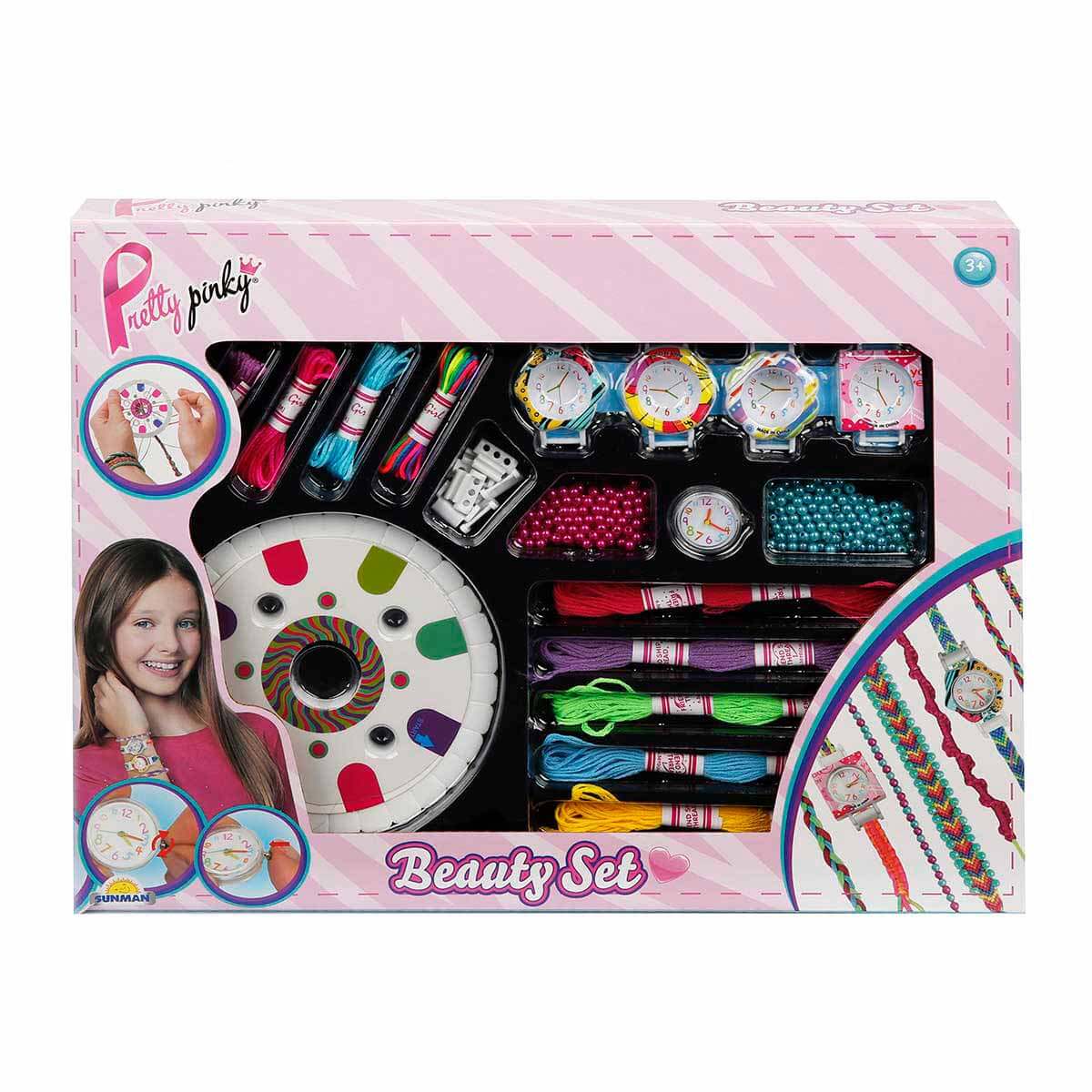 Set creativ bratari si ceasuri Pretty Pinky