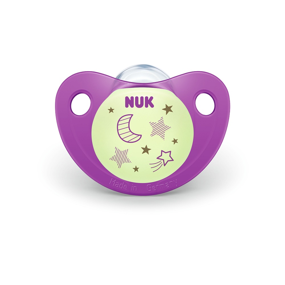 Suzeta NUK Night&Day Silicon, 18-36 luni, Model Stele