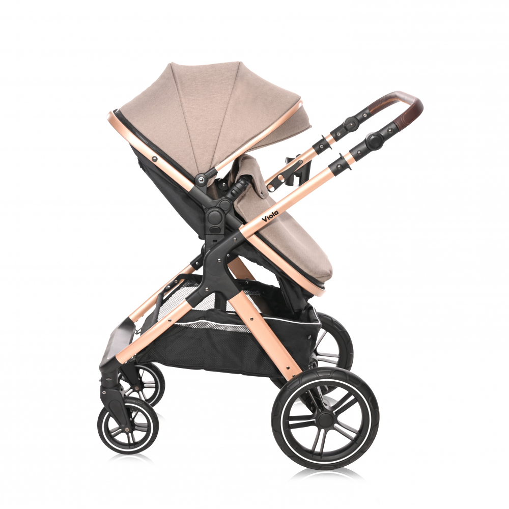 Lorelli Viola Pearl Beige: Carucior Transformabil 3 in 1 - imagine 5