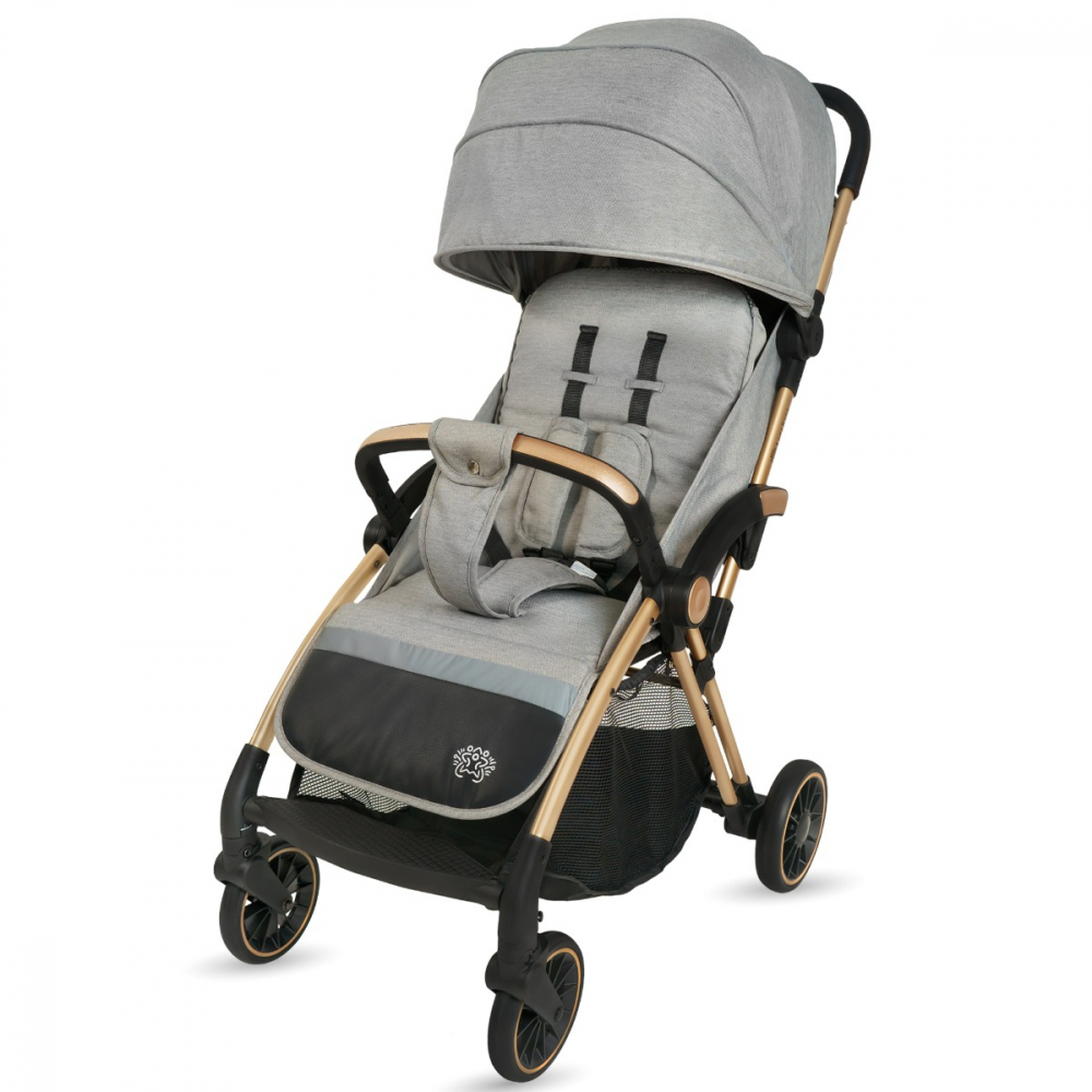 Carucior AppeKids Upp Pliere Automata, Powder Grey - imagine 6