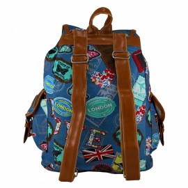 Rucsac Urban LaRue Love2Travel Bleu - imagine 3