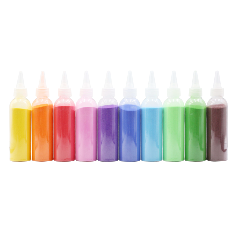 Set 10 culori nisip Ocolor - Extrafin creativ