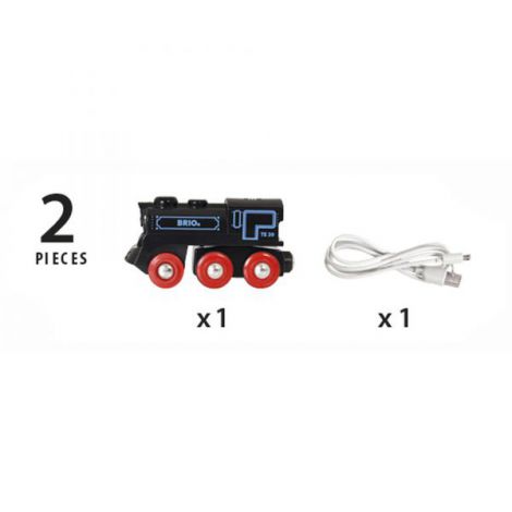Locomotiva Reincarcabila Brio 33599 cu USB - imagine 4