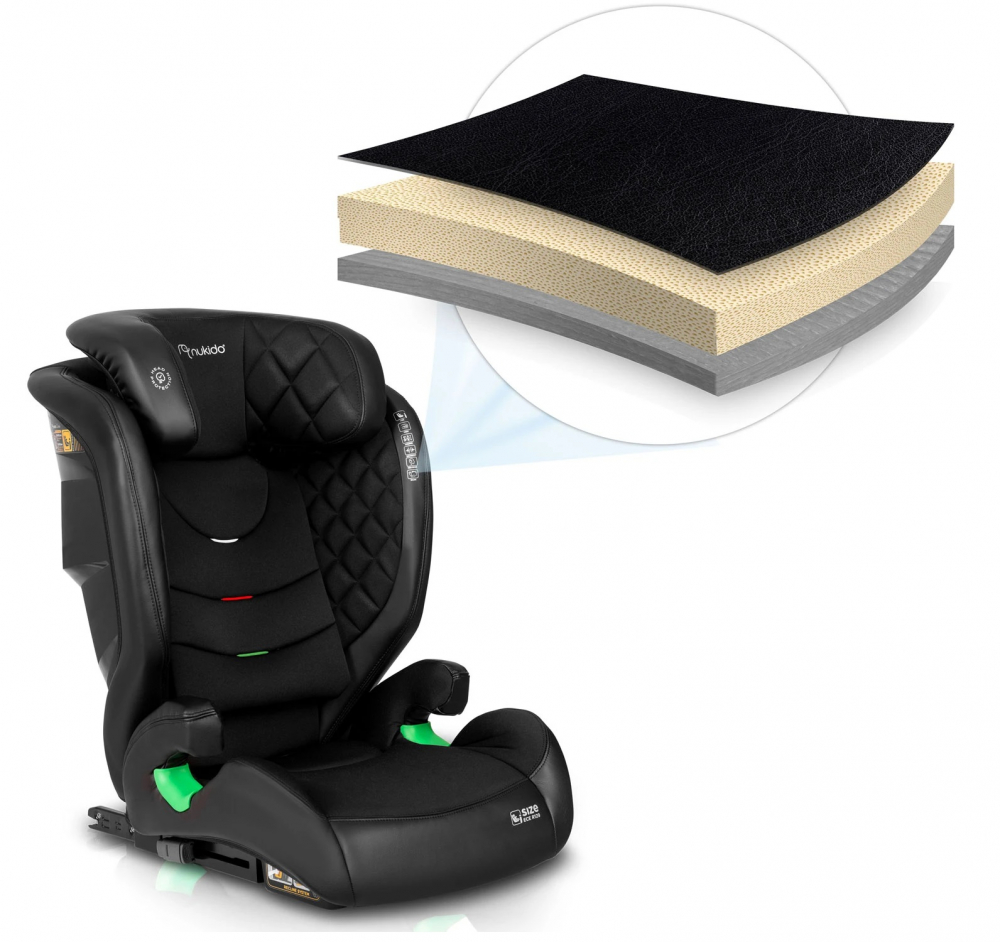 Scaun Auto Nukido I-SIZE Louis, ISOFIX, Negru - imagine 2