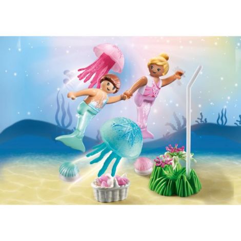 Playmobil Copii Sirene cu Meduze Jucarie - imagine 2