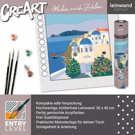 Ravensburger Tablou Canvas Santorini - imagine 5