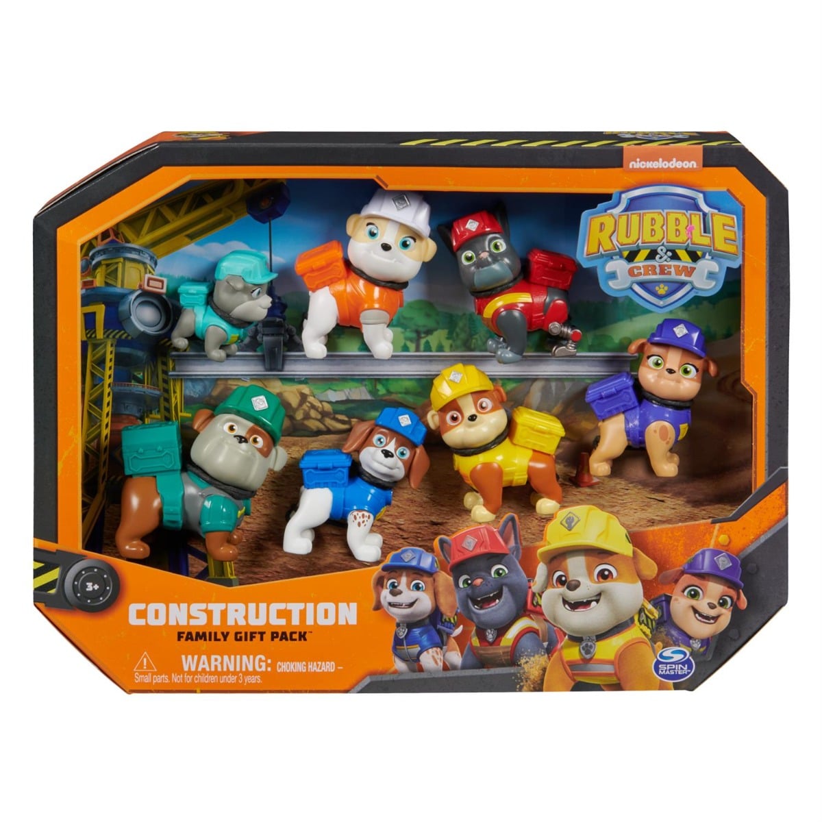 Set 7 Figurine Paw Patrol Rubble Crew