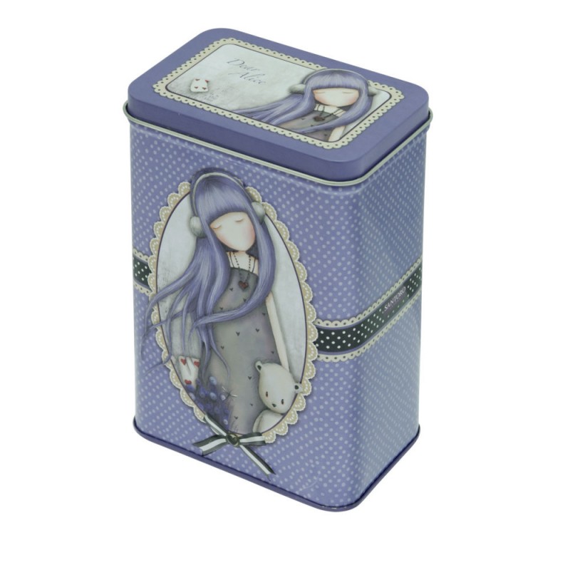 Set 3 cutii metalice Gorjuss design decorativ - imagine 3