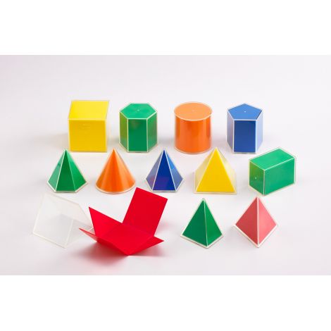 EDX Education Set 12 Corpuri Geometrice Pliabile - imagine 2