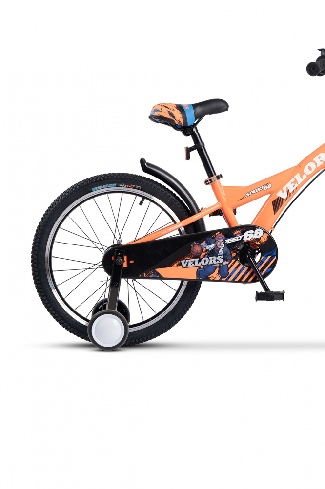 Bicicleta Velors V2001A 20 inch Portocaliu - imagine 4