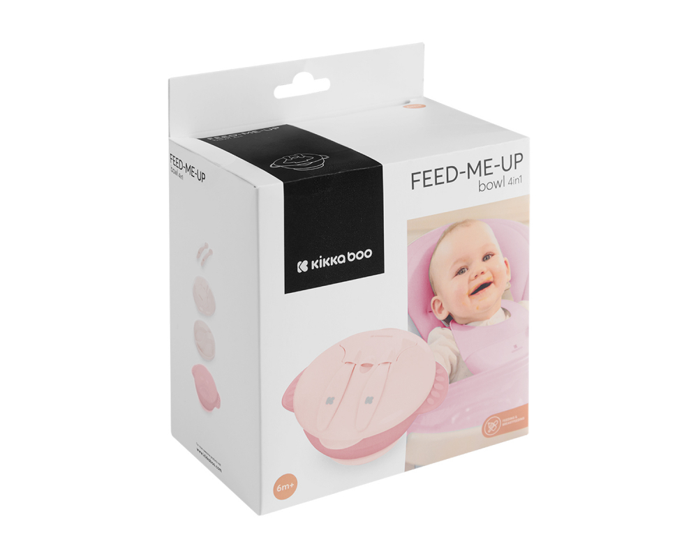 Set Hranire Kikkaboo 4in1 Feed-me-up, Pink - imagine 5