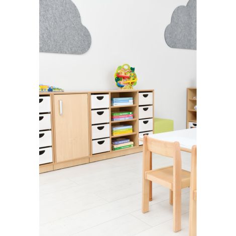 Dulap D cu rafturi si plinta Moje Bambino - imagine 3
